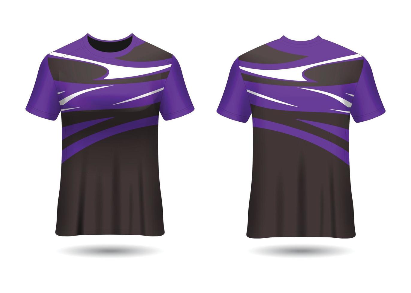 Plantilla de diseño de camiseta de carreras deportivas para vector de uniformes de equipo