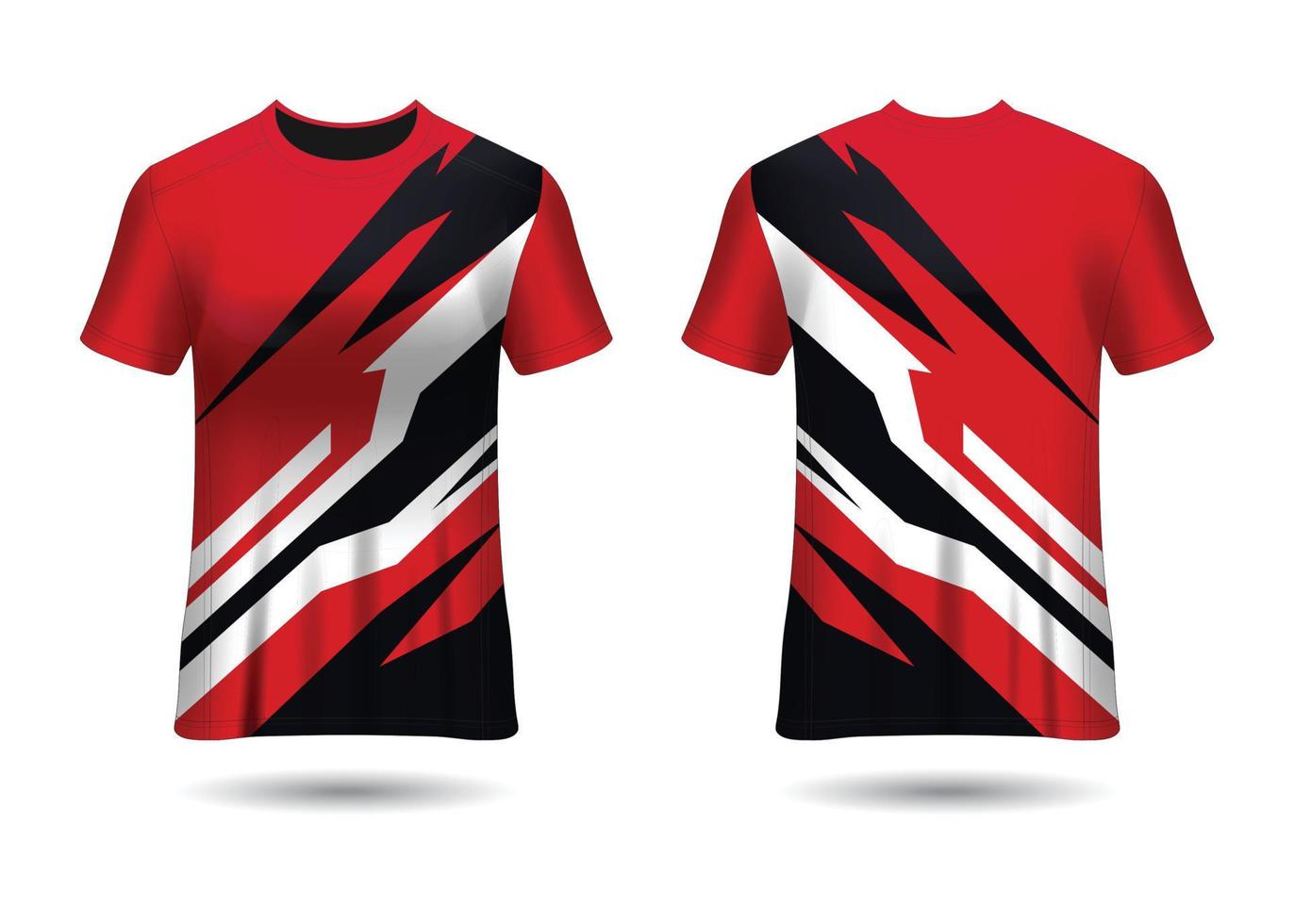 Sports Racing  Jersey Design for Team Uniforms Vector