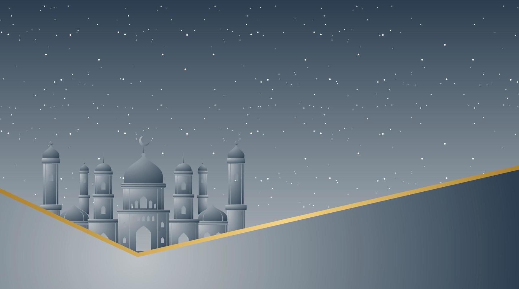 fondo islámico. fondo de eid mubarak. fondo de ramadán kareem. vector