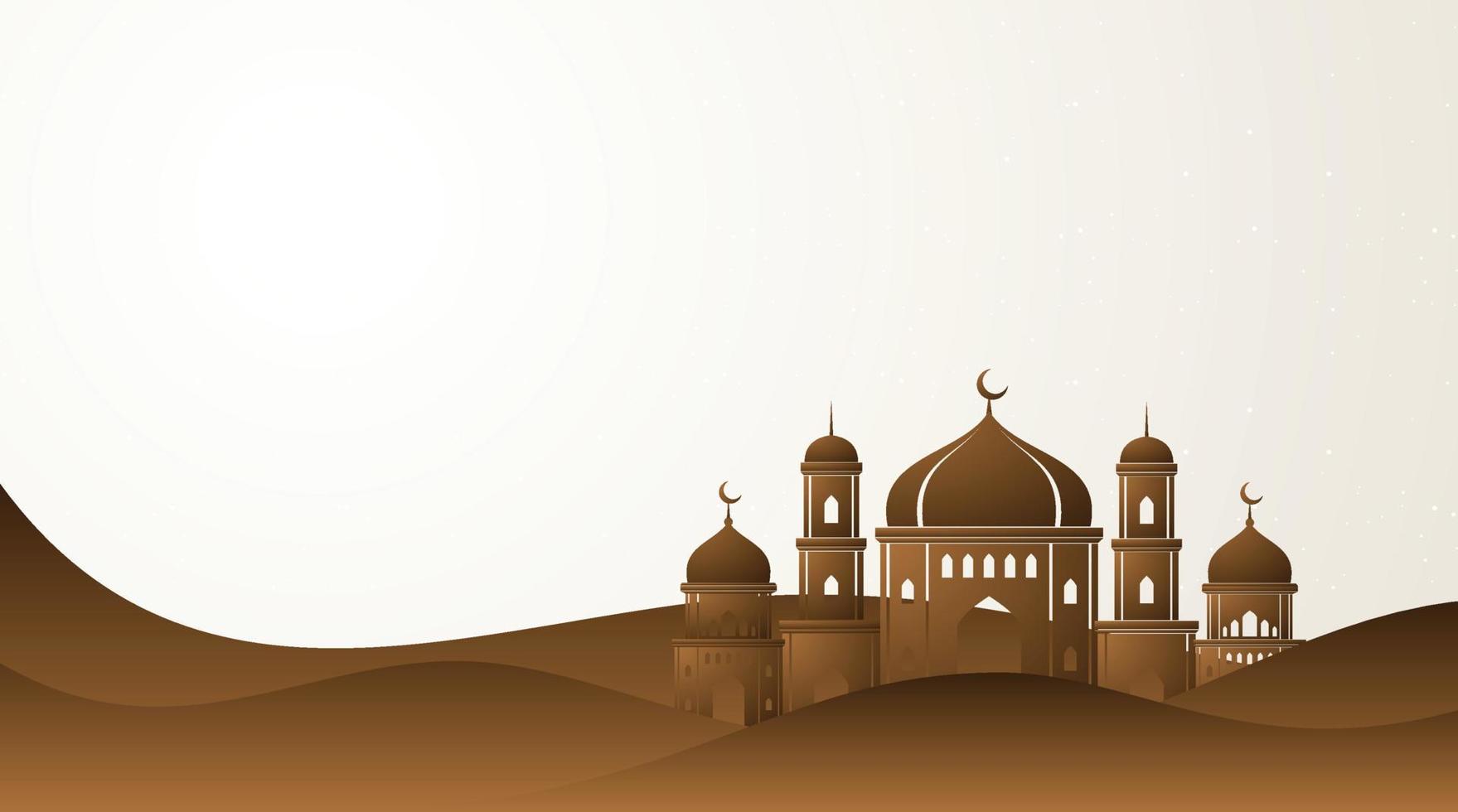 Islamic Background. Eid Mubarak Background. Ramadan Kareem Background. vector