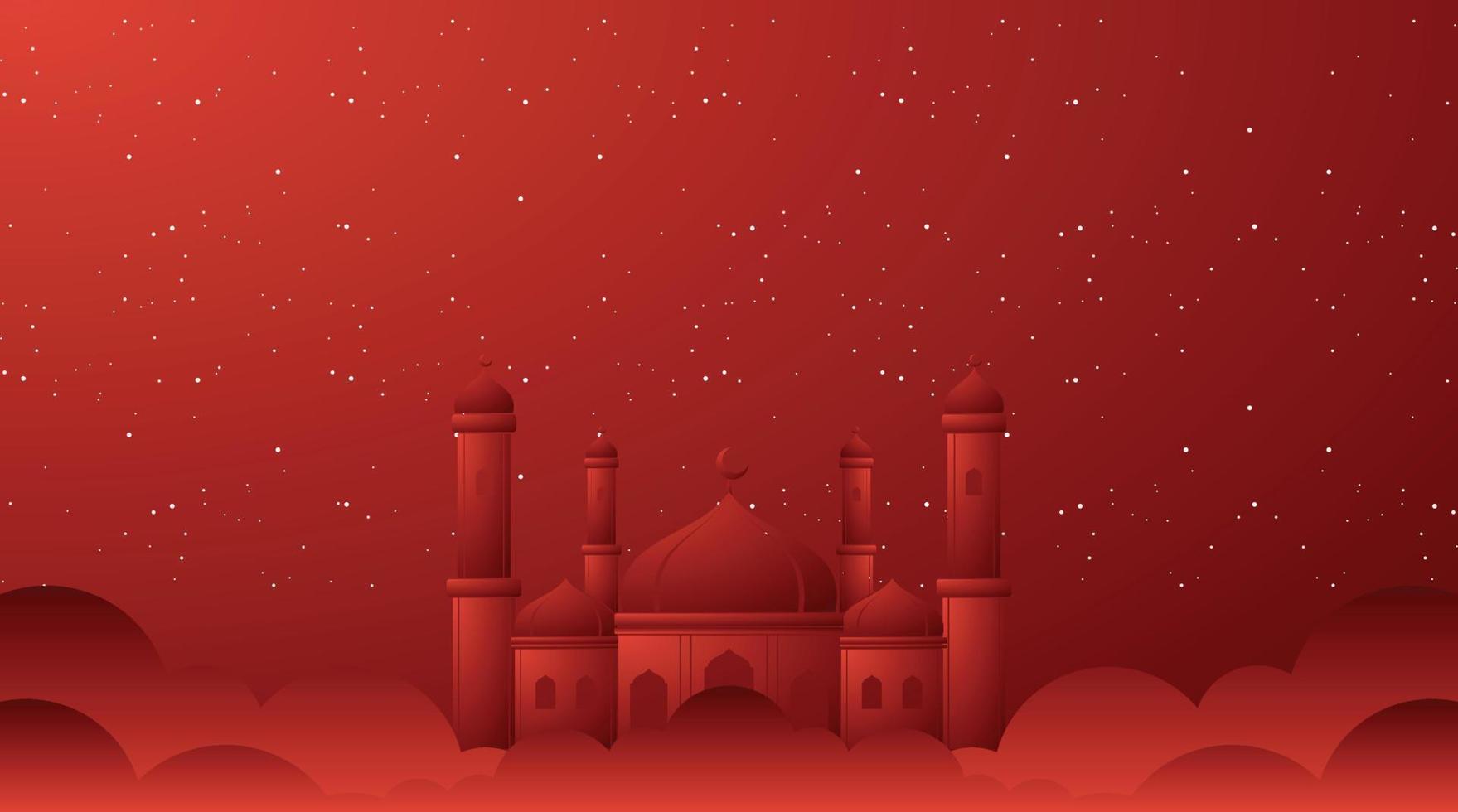 fondo islámico. fondo de eid mubarak. fondo de ramadán kareem. vector