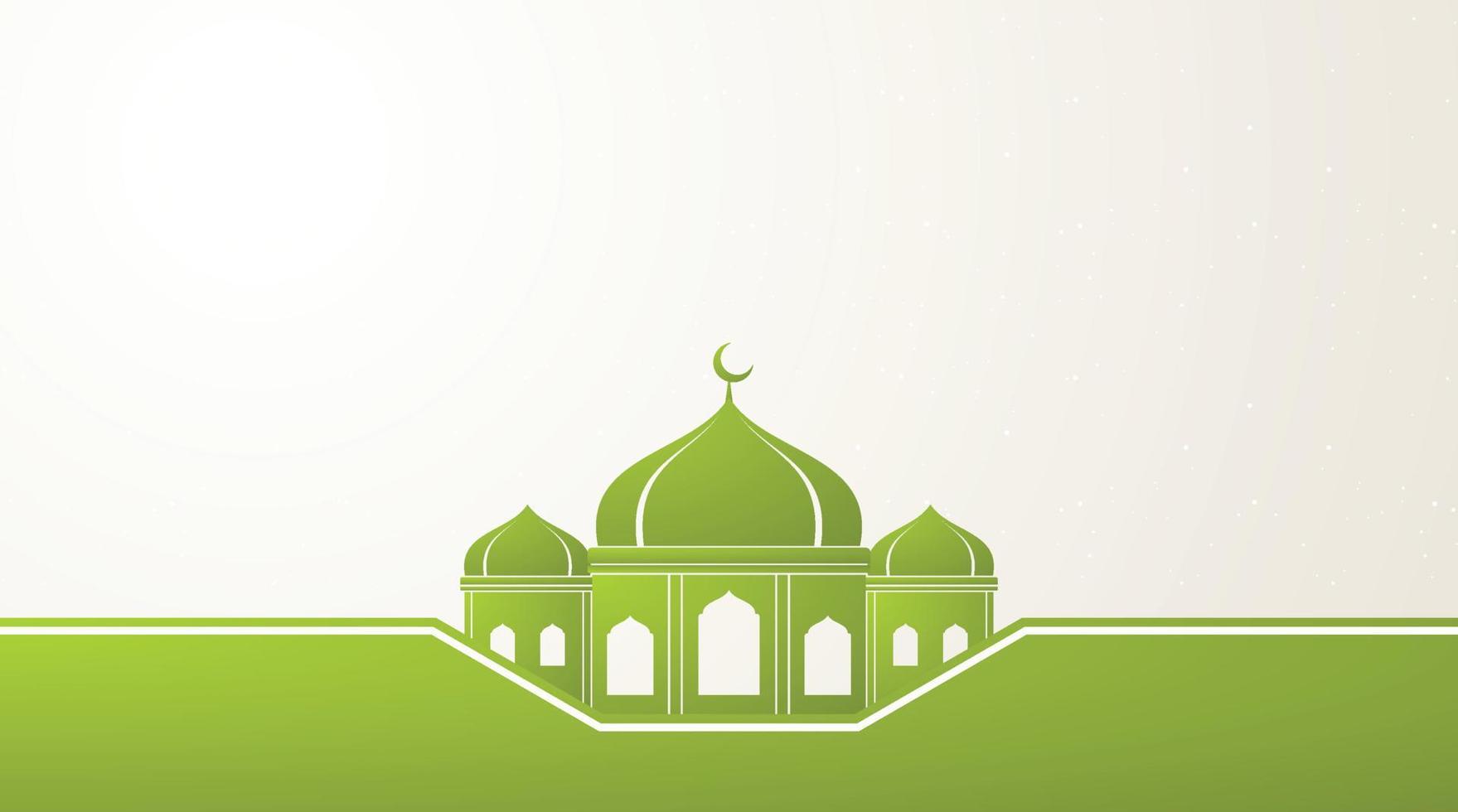 fondo islámico. fondo de eid mubarak. fondo de ramadán kareem. vector