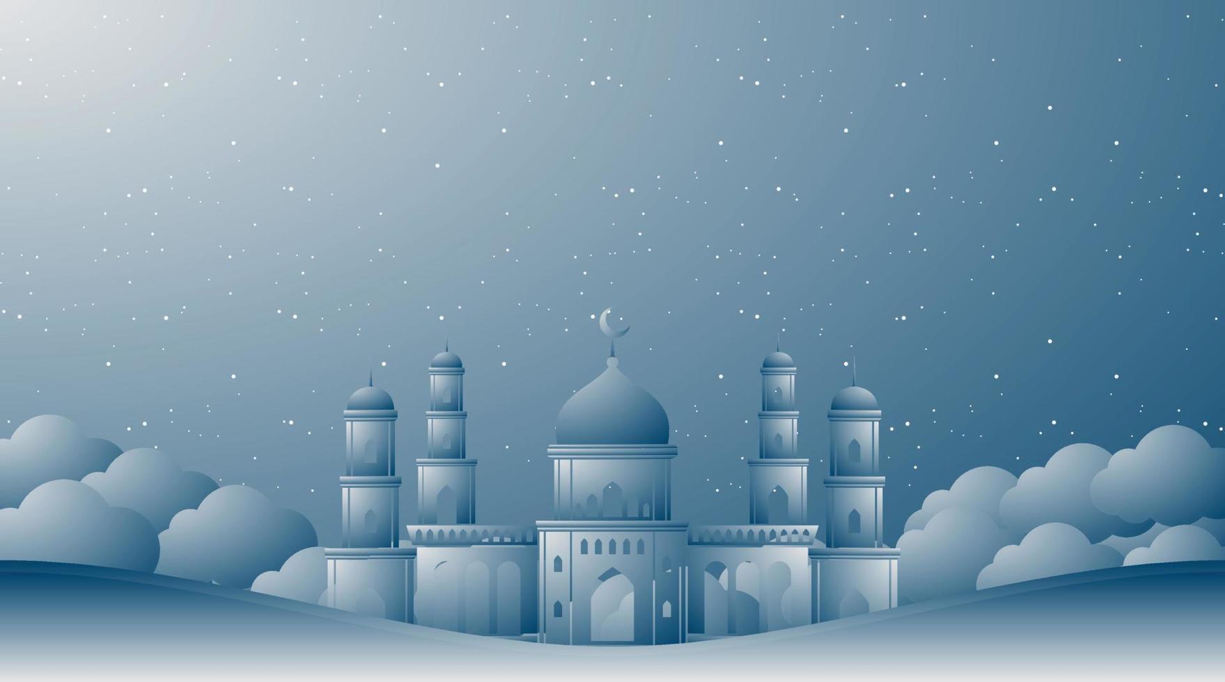 fondo islámico. fondo de eid mubarak. fondo de ramadán kareem. vector