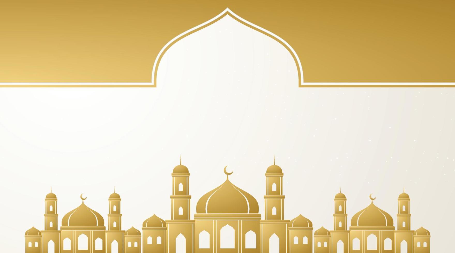 Islamic Background. Eid Mubarak Background. Ramadan Kareem Background. vector