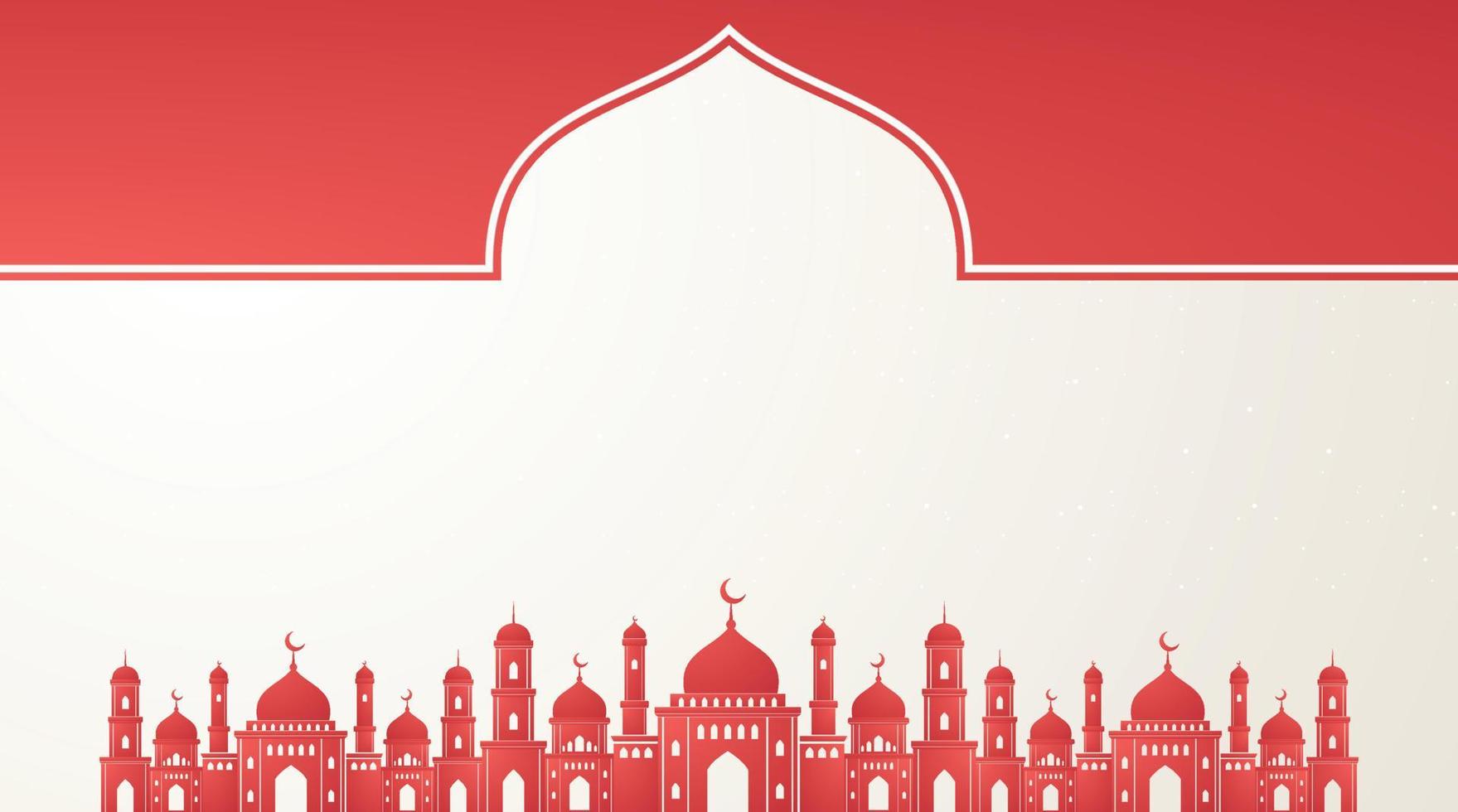 fondo islámico. fondo de eid mubarak. fondo de ramadán kareem. vector