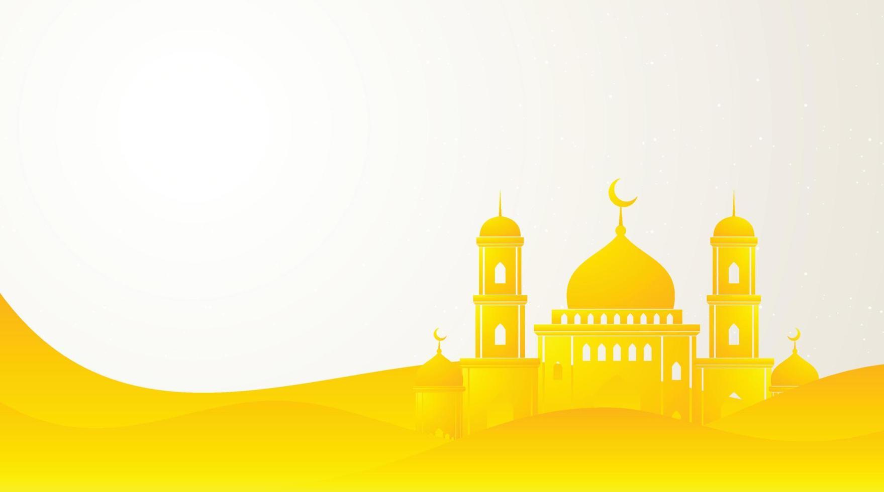 fondo islámico. fondo de eid mubarak. fondo de ramadán kareem. vector