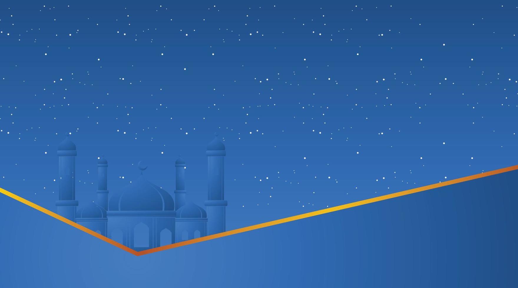 fondo islámico. fondo de eid mubarak. fondo de ramadán kareem. vector