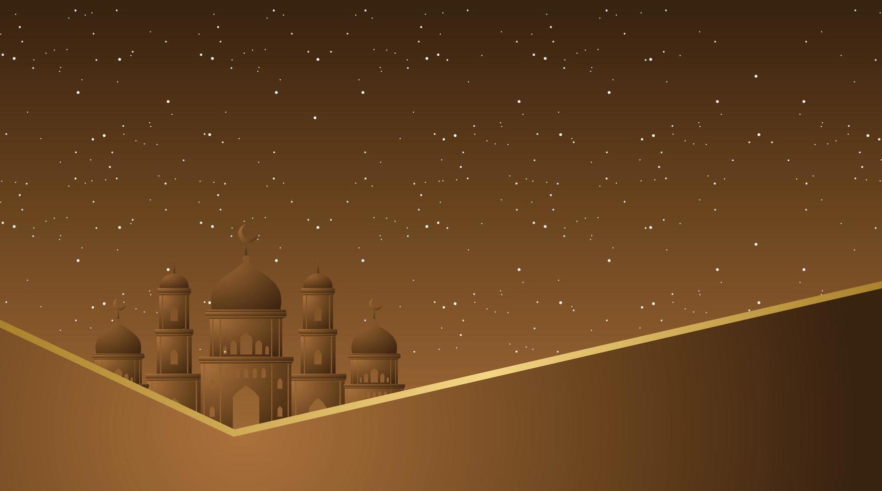 fondo islámico. fondo de eid mubarak. fondo de ramadán kareem. vector