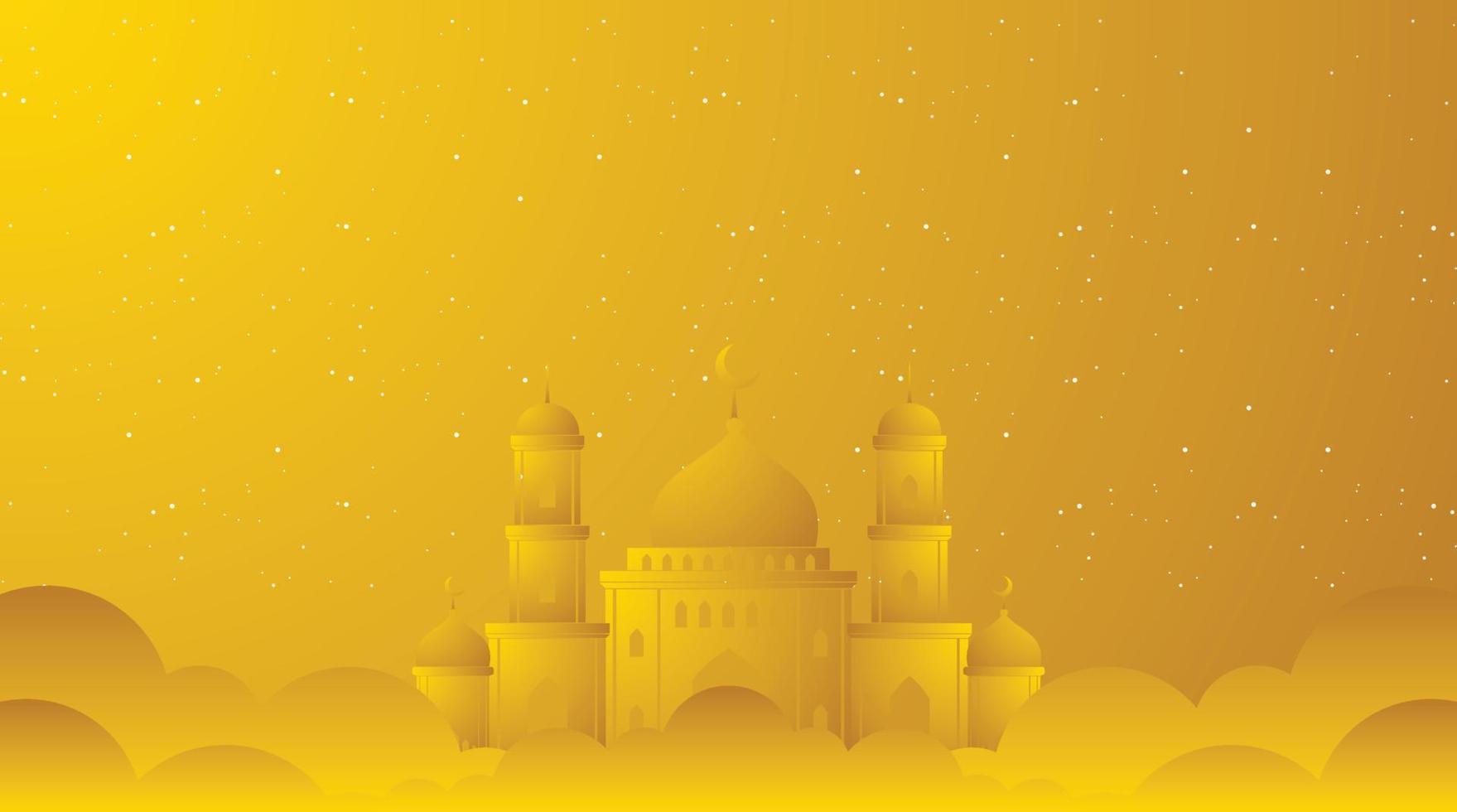 fondo islámico. fondo de eid mubarak. fondo de ramadán kareem. vector