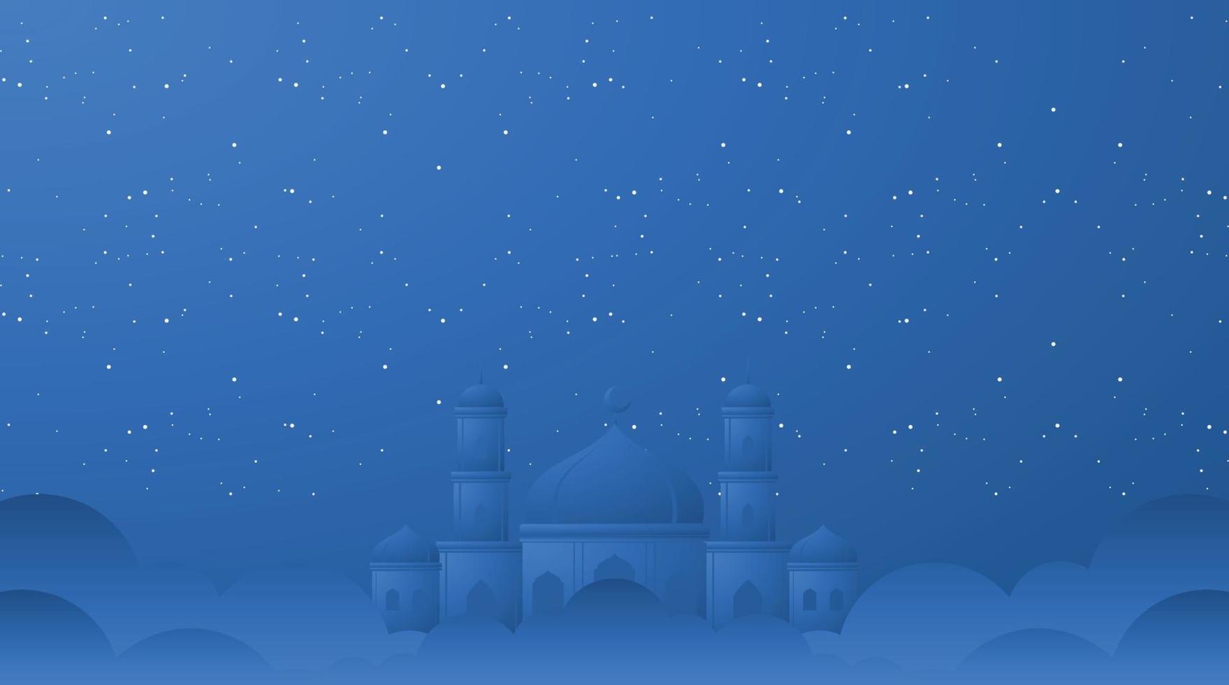 fondo islámico. fondo de eid mubarak. fondo de ramadán kareem. vector