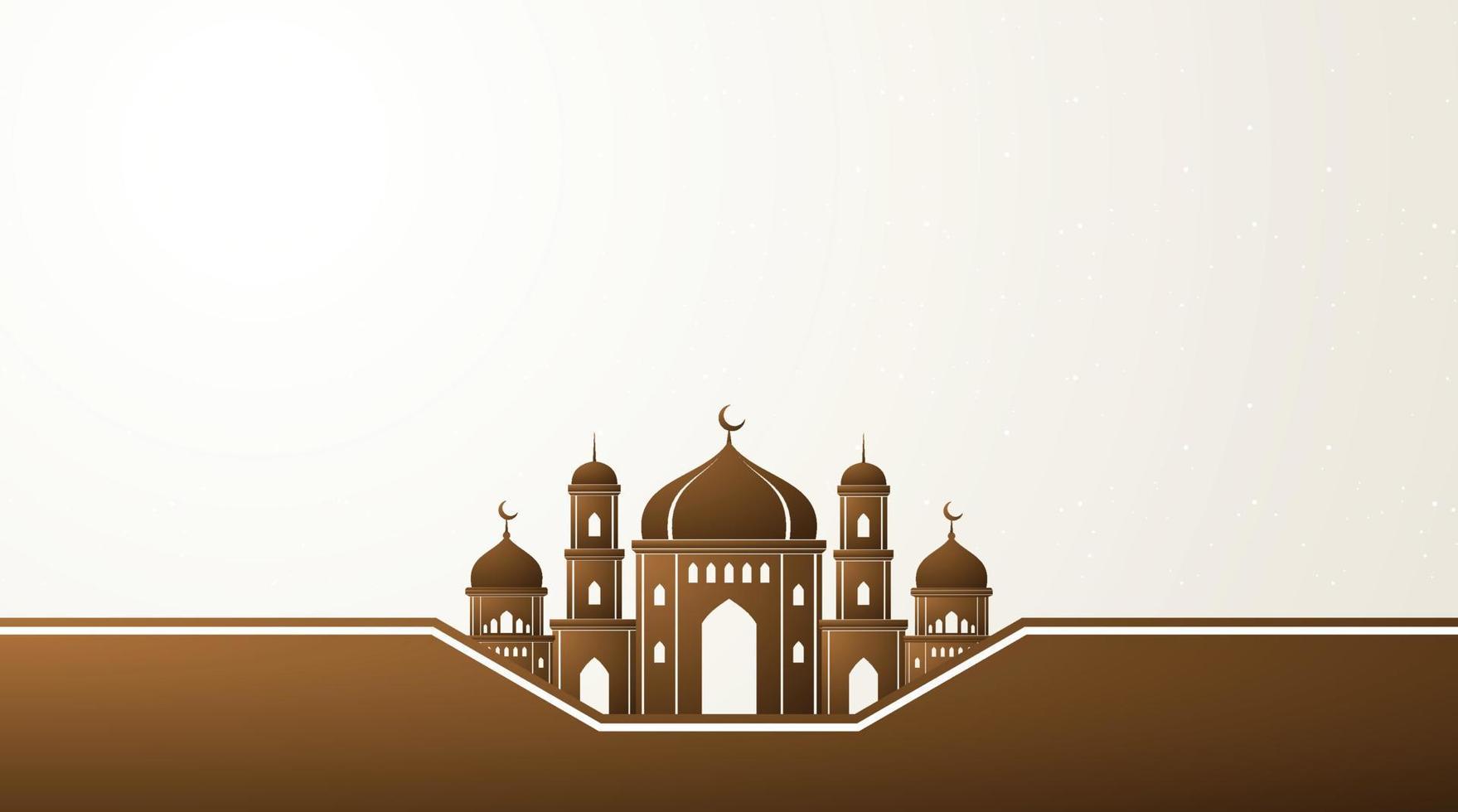 Islamic Background. Eid Mubarak Background. Ramadan Kareem Background. vector