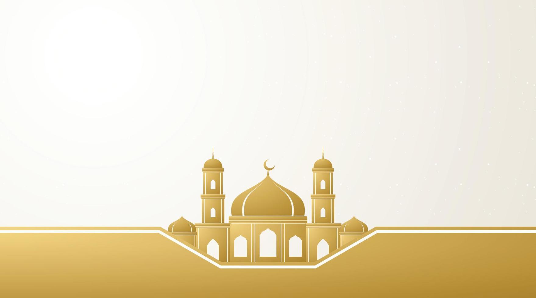 fondo islámico. fondo de eid mubarak. fondo de ramadán kareem. vector