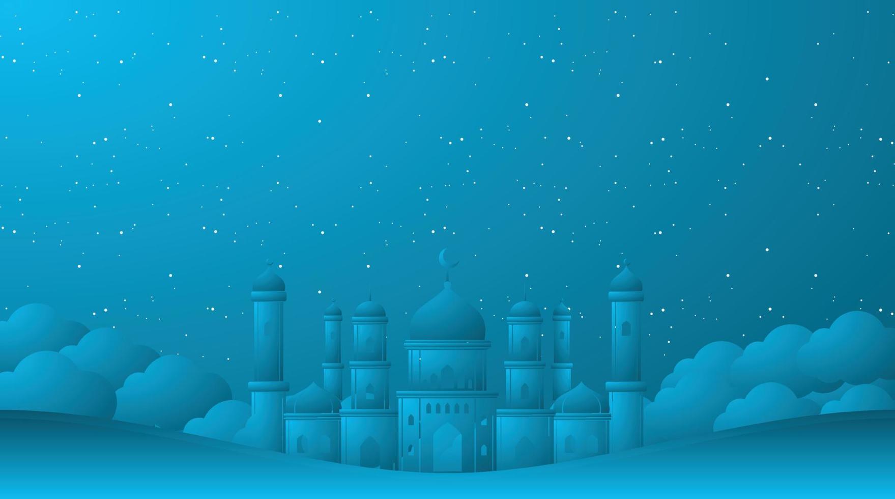 fondo islámico. fondo de eid mubarak. fondo de ramadán kareem. vector