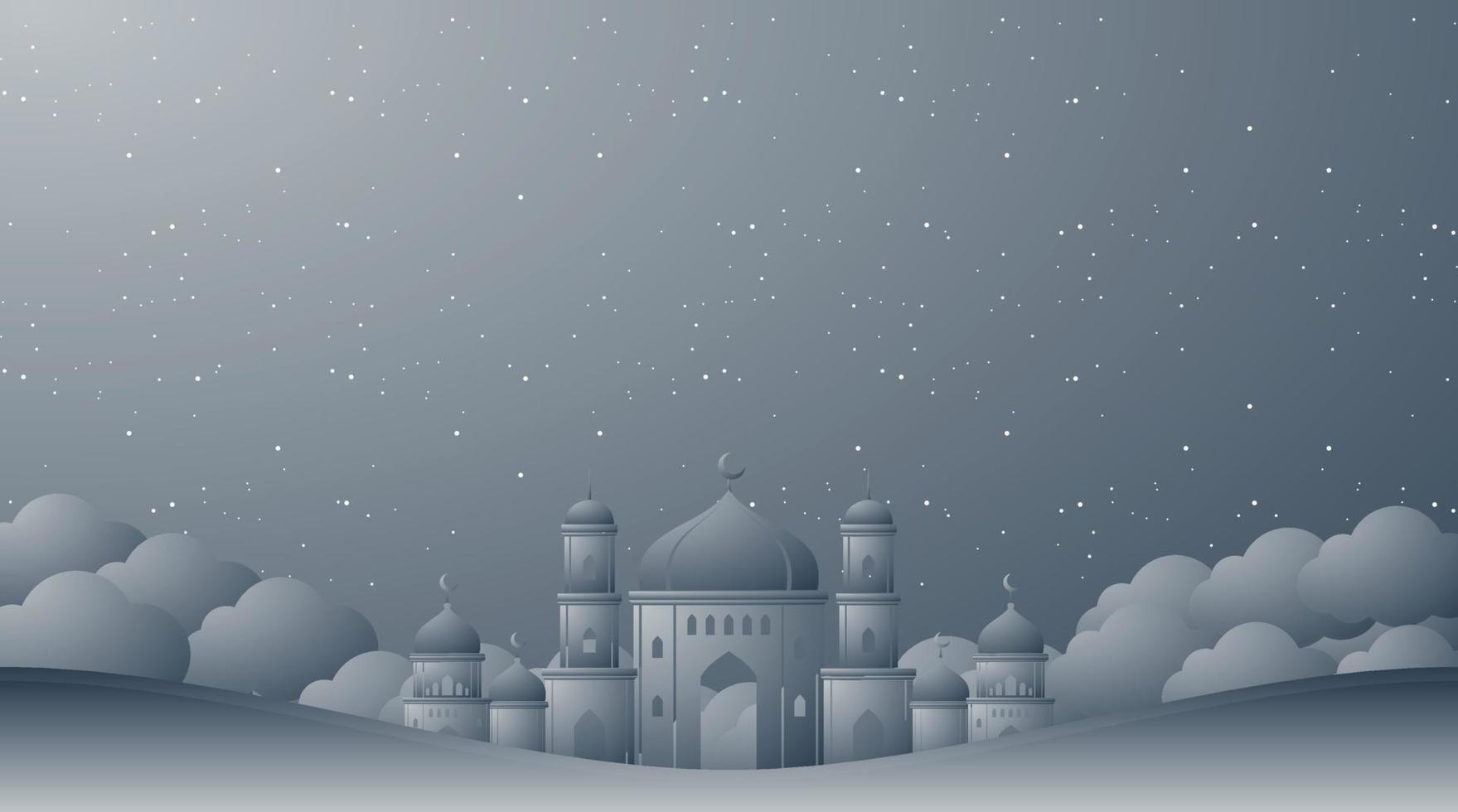 fondo islámico. fondo de eid mubarak. fondo de ramadán kareem. vector