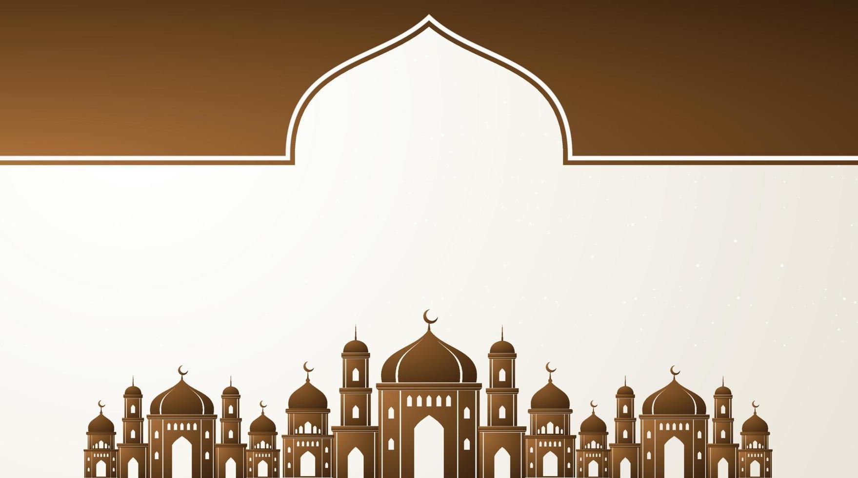 Islamic Background. Eid Mubarak Background. Ramadan Kareem Background. vector
