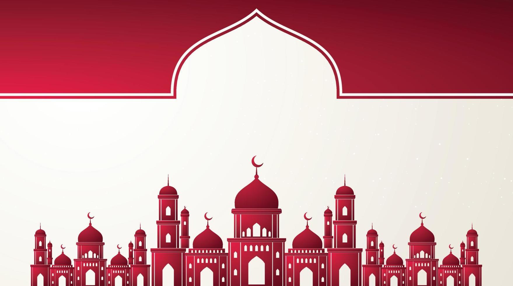 fondo islámico. fondo de eid mubarak. fondo de ramadán kareem. vector