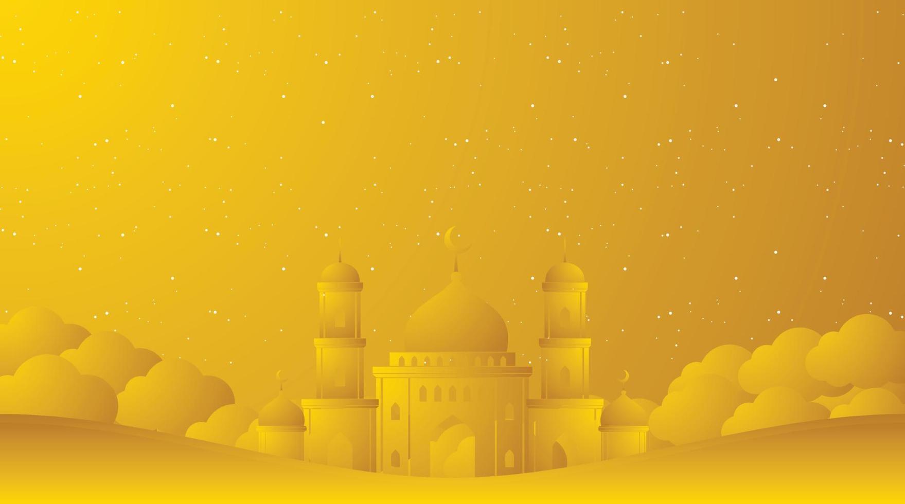 fondo islámico. fondo de eid mubarak. fondo de ramadán kareem. vector