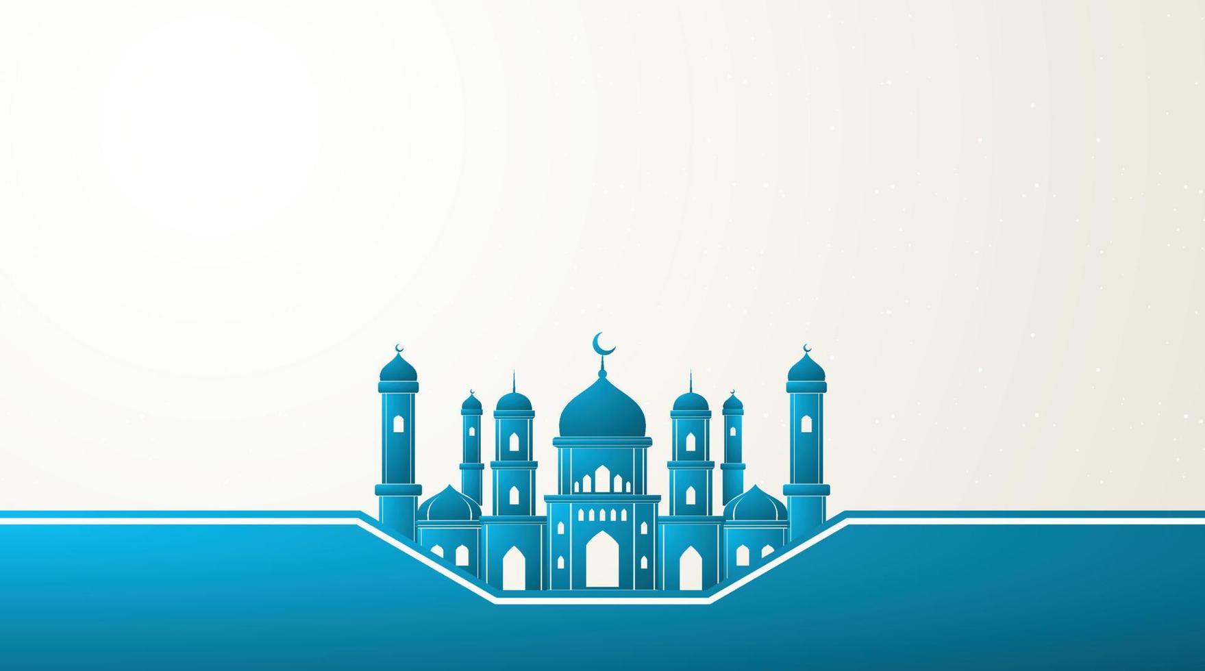 fondo islámico. fondo de eid mubarak. fondo de ramadán kareem. vector