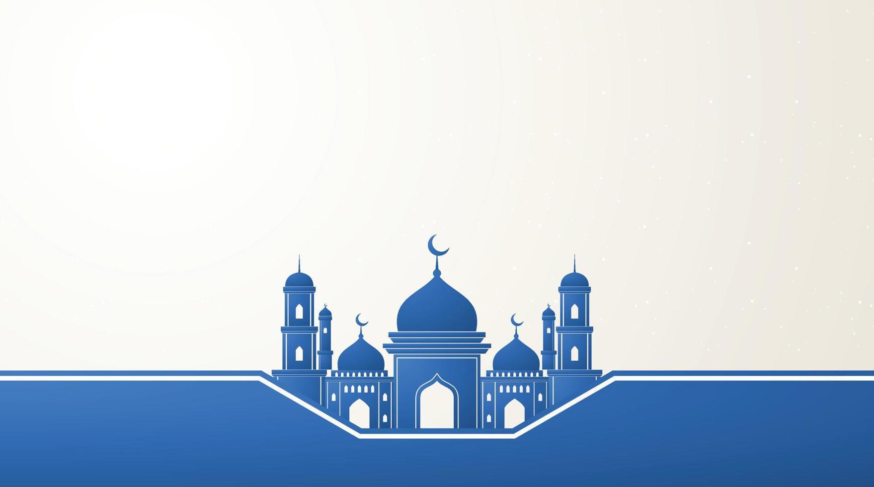 fondo islámico. fondo de eid mubarak. fondo de ramadán kareem. vector