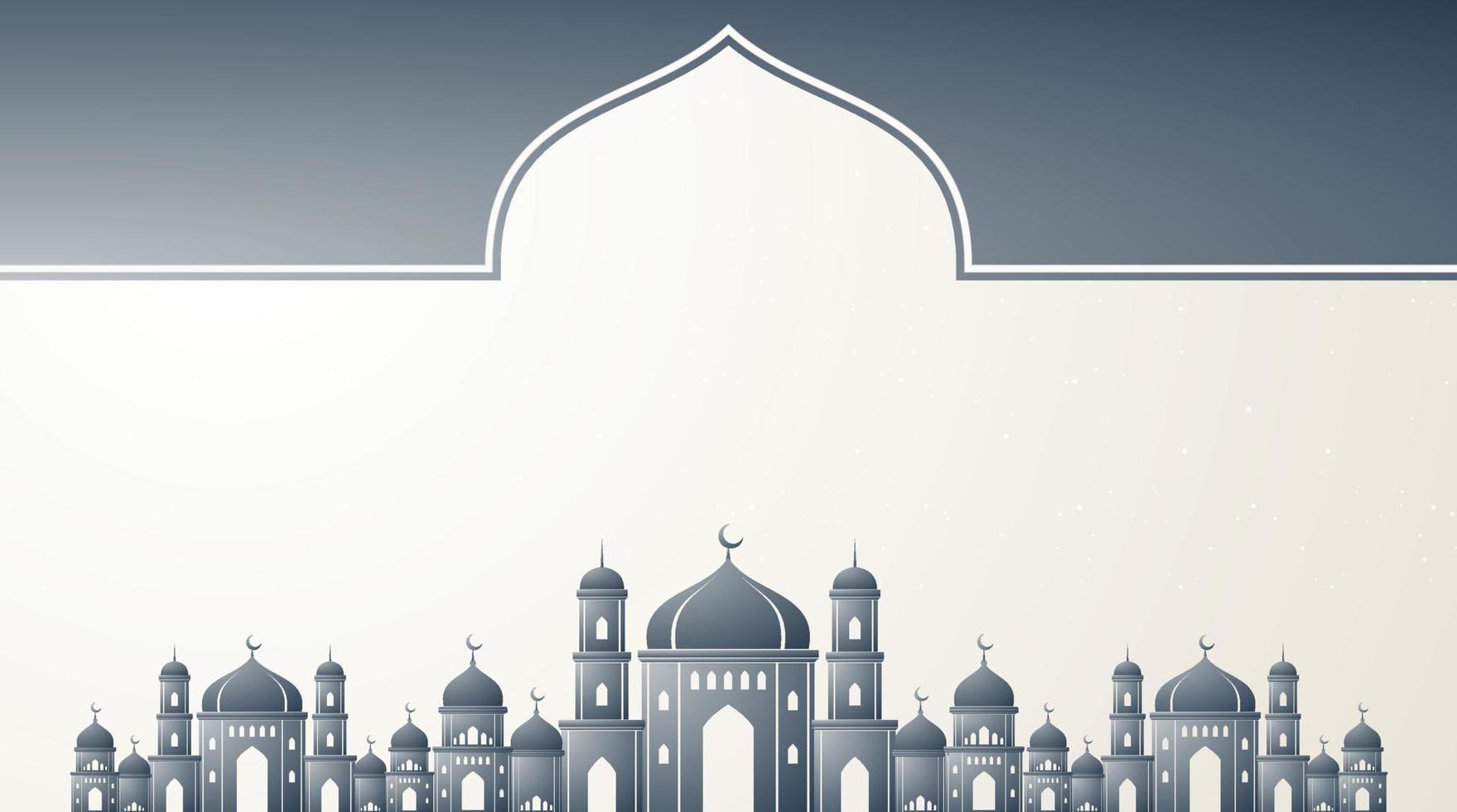 fondo islámico. fondo de eid mubarak. fondo de ramadán kareem. vector