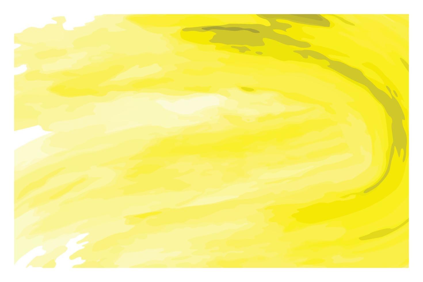 yellow watercolor background vector