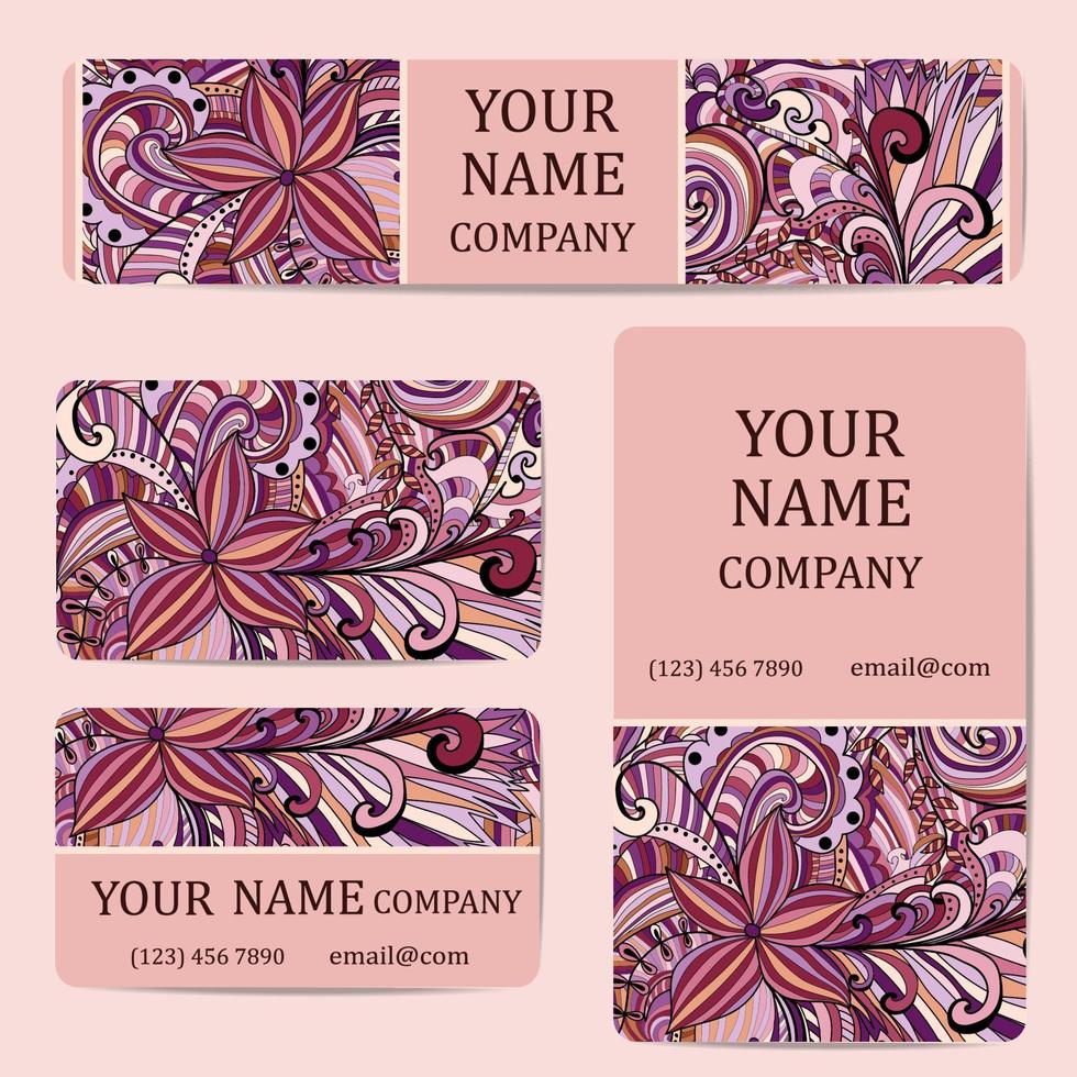 Business cards for your design vector