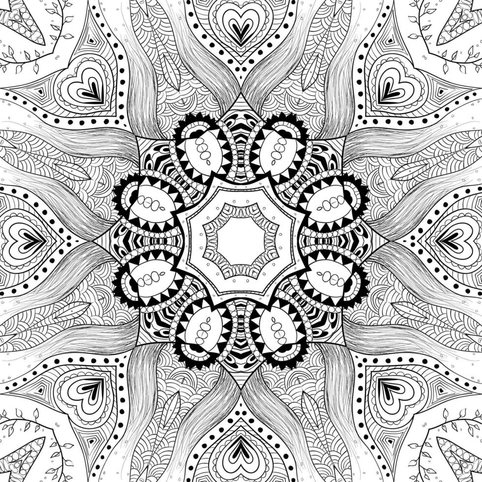 Abstract mandala background vector