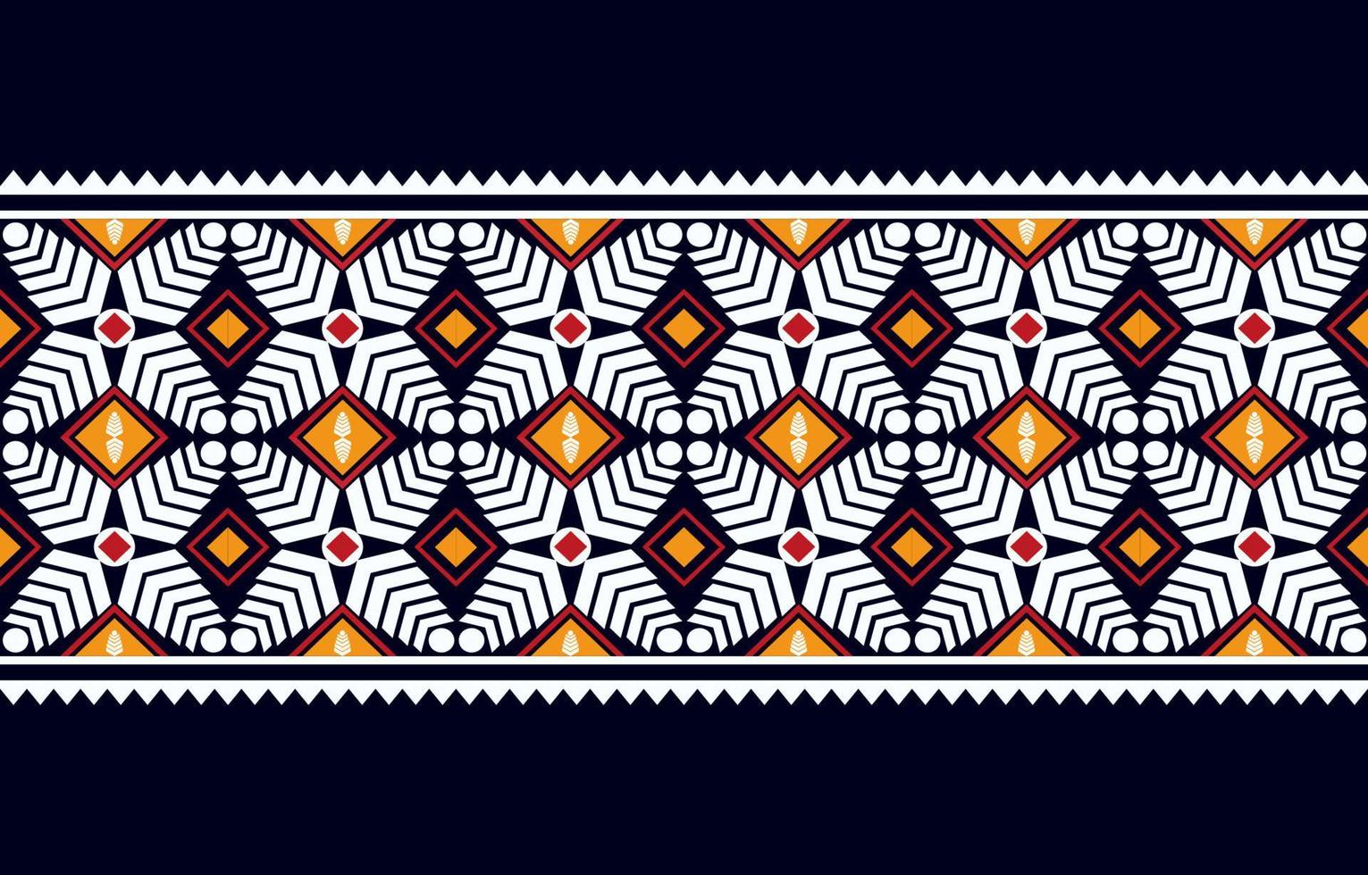 Geometric ethnic pattern traditional Design for background,carpet,wallpaper,clothing,wrapping,Batik,fabric,sarong. embroidery style. Vector illustration