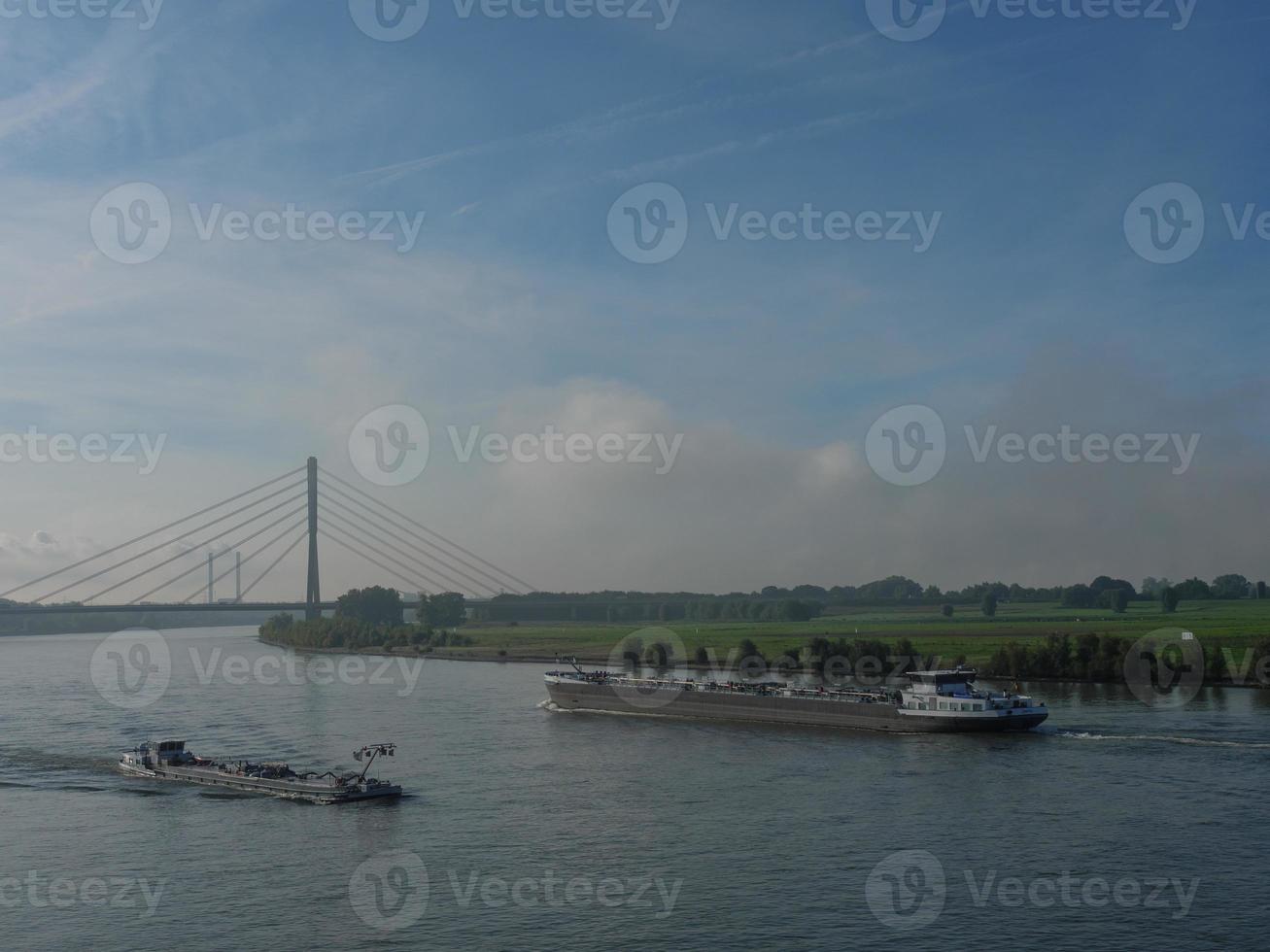 the rhine river in germany photo