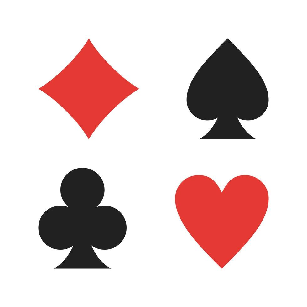 Trajes de tarjeta plana icono multicolor vector