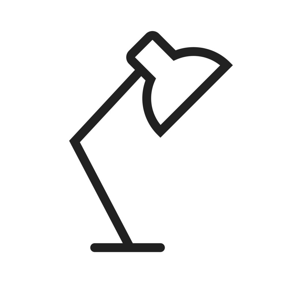 Lamp Line Icon vector