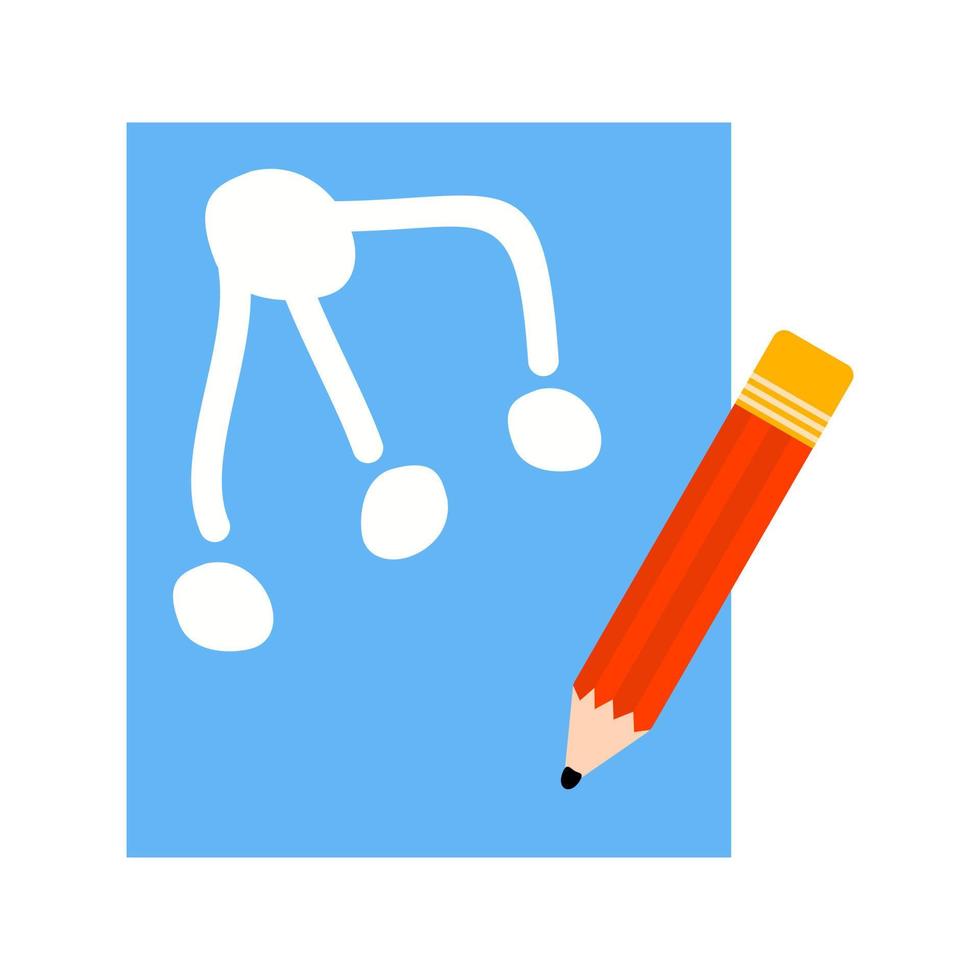 Draw Prototype Flat Multicolor Icon vector