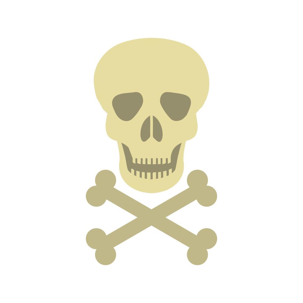 signo de muerte icono multicolor plano vector