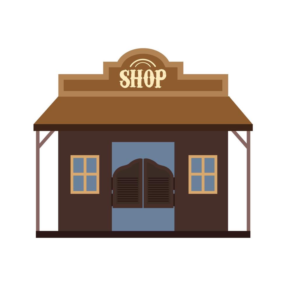 Shop Flat Multicolor Icon vector