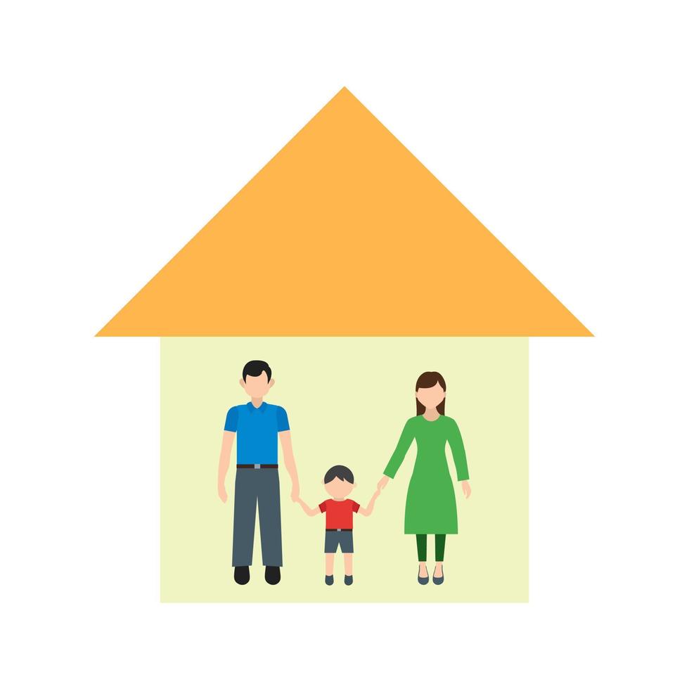 Community Building Flat Multicolor Icon vector