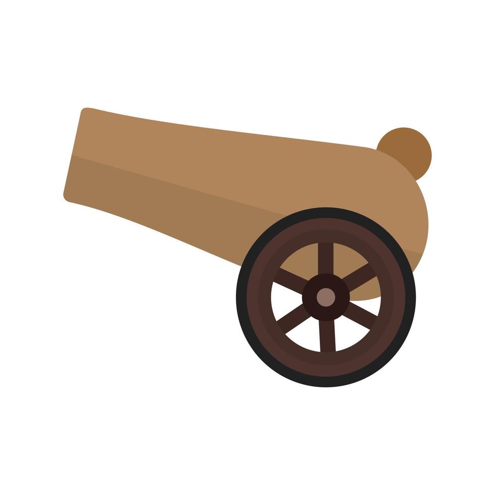 Cannon Flat Multicolor Icon vector