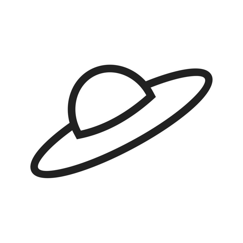 Hat III Line Icon vector