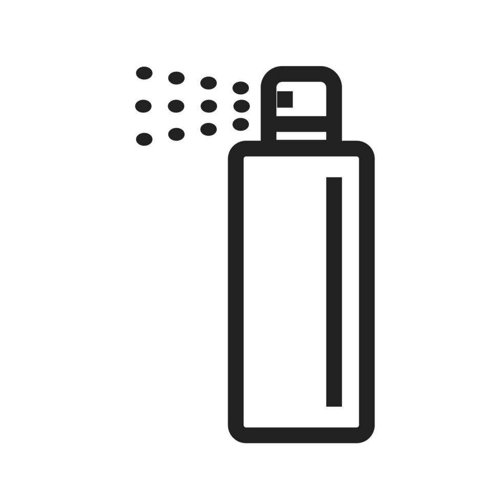 Spray Line Icon vector