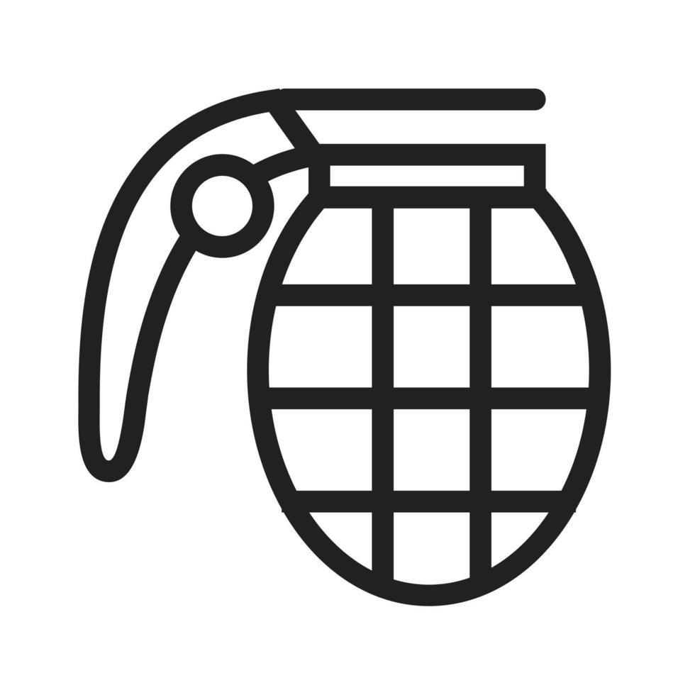Bomb I Line Icon vector
