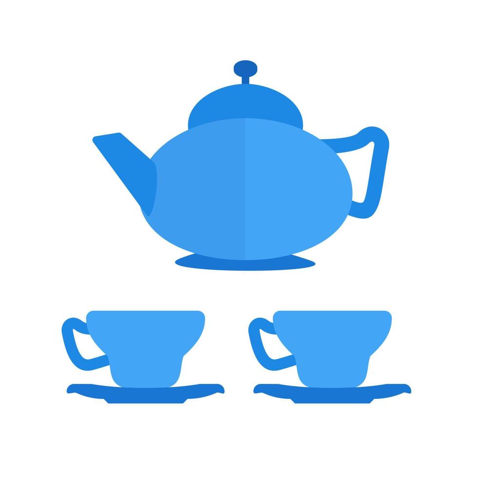 icono multicolor plano de té árabe vector