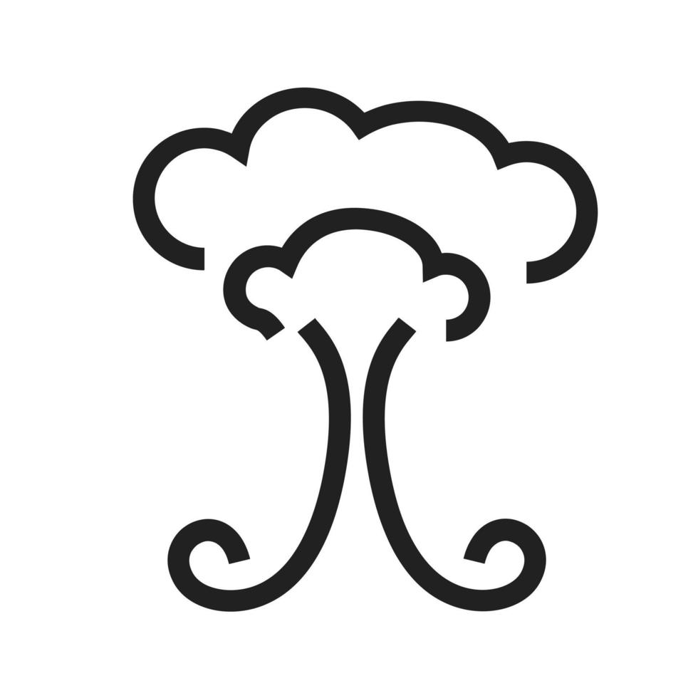 Explosion Line Icon vector
