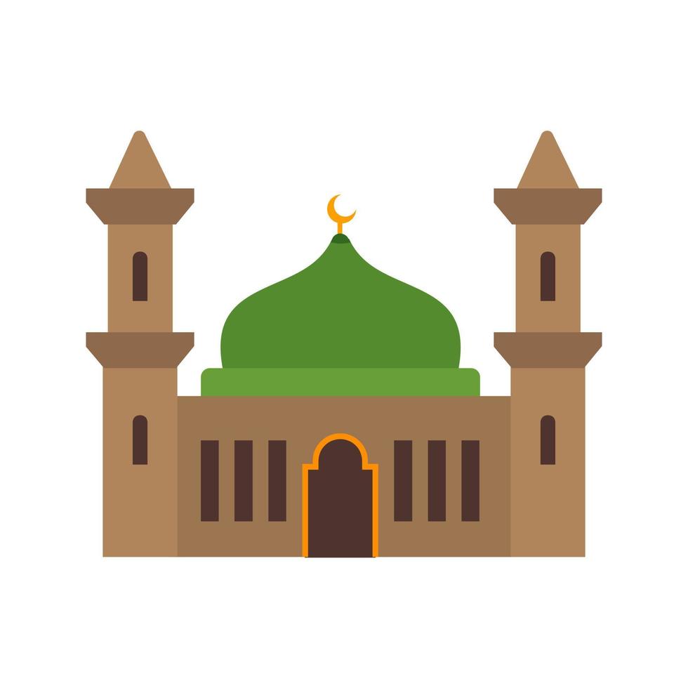 Holy Place Flat Multicolor Icon vector