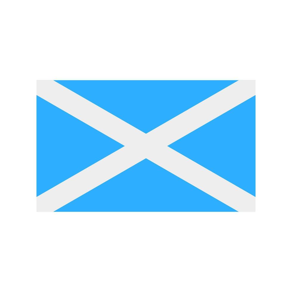 Scotland Flat Multicolor Icon vector