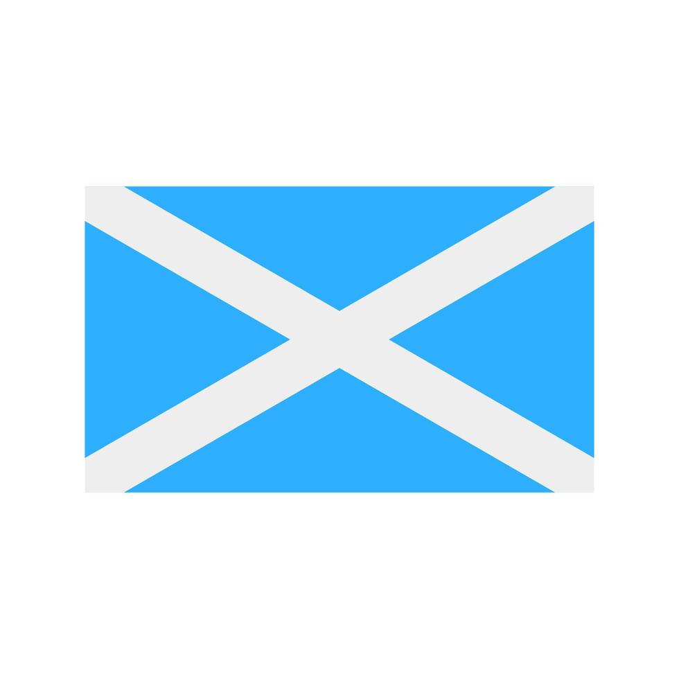 Scotland Flat Multicolor Icon vector