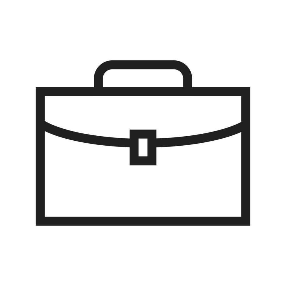 Briefcase Line Icon vector