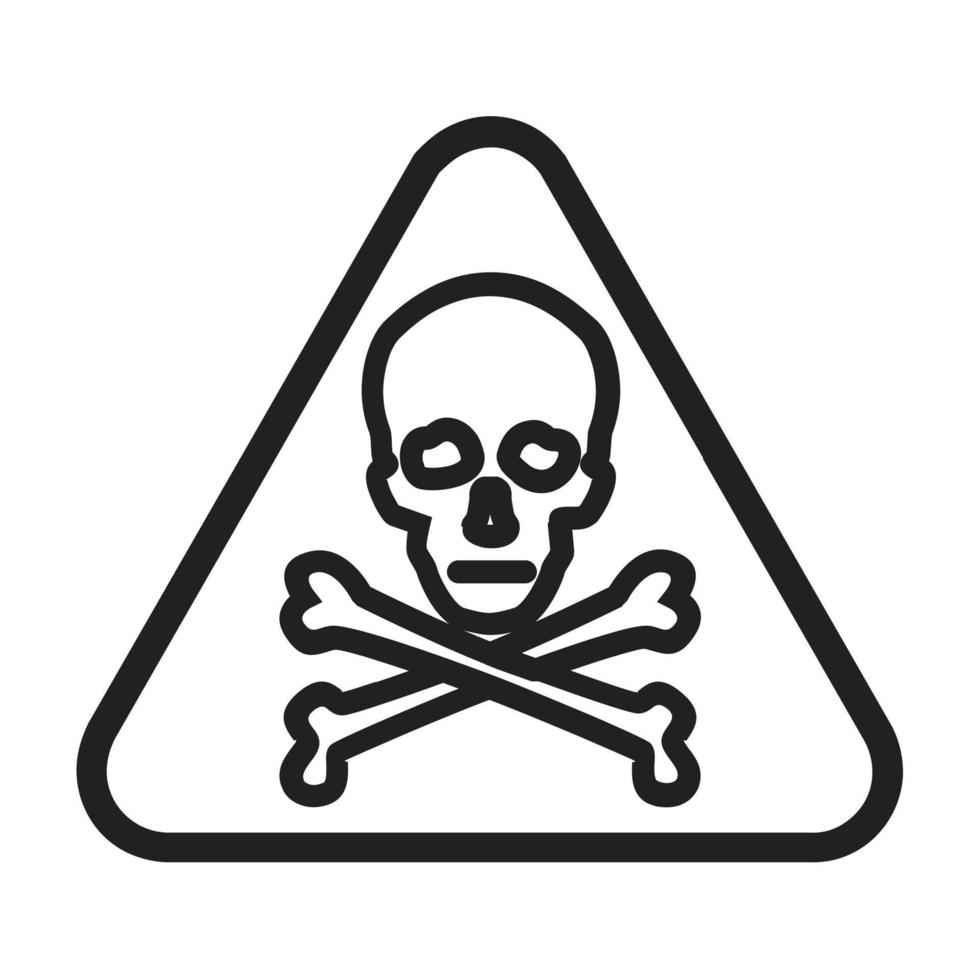 Danger Line Icon vector