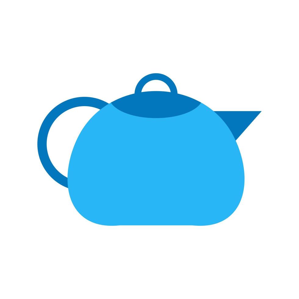 Kettle Flat Multicolor Icon vector