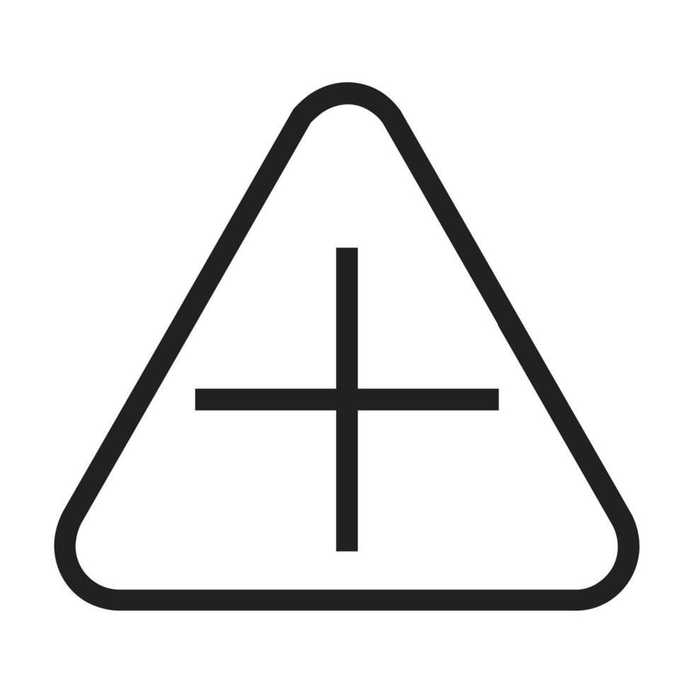 Crossing Line Icon vector