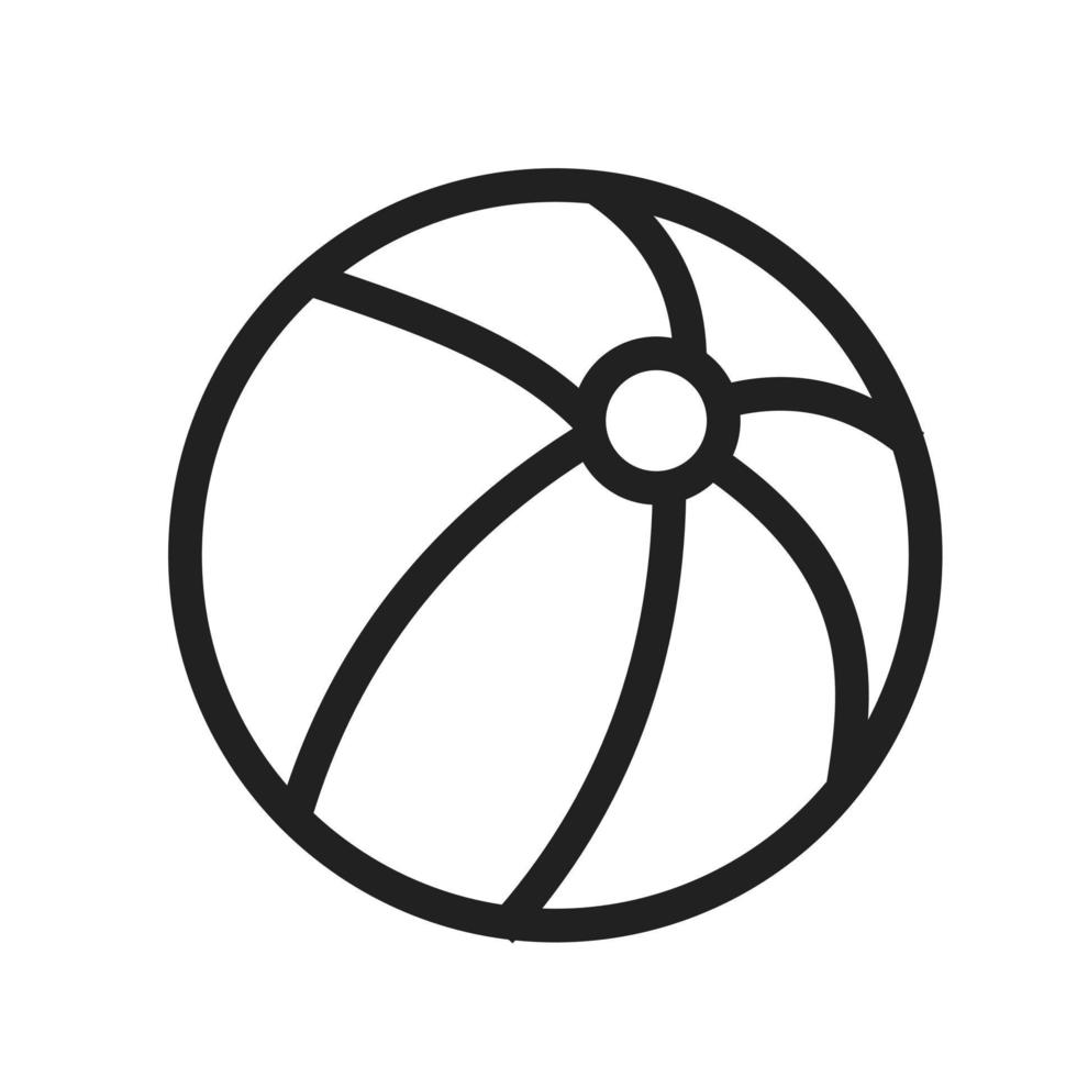 Ball Line Icon vector