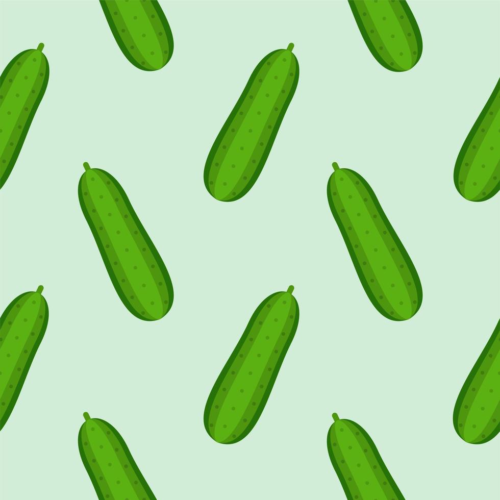 cucumber seamless pattern vector illustration